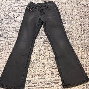 Black Flare Jeans — Classic High-Rise Wide Leg